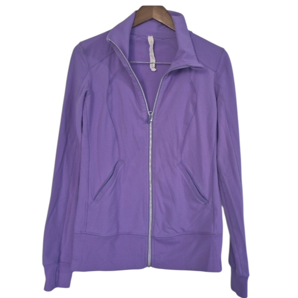 Lululemon Athletica Contempo Purple Sweater Luon Size 8